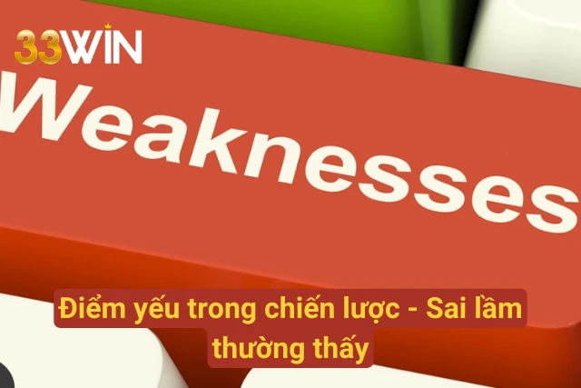 Những điểm yếu trong chiến lược đánh bài online